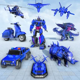 juego de robot rinoceronte